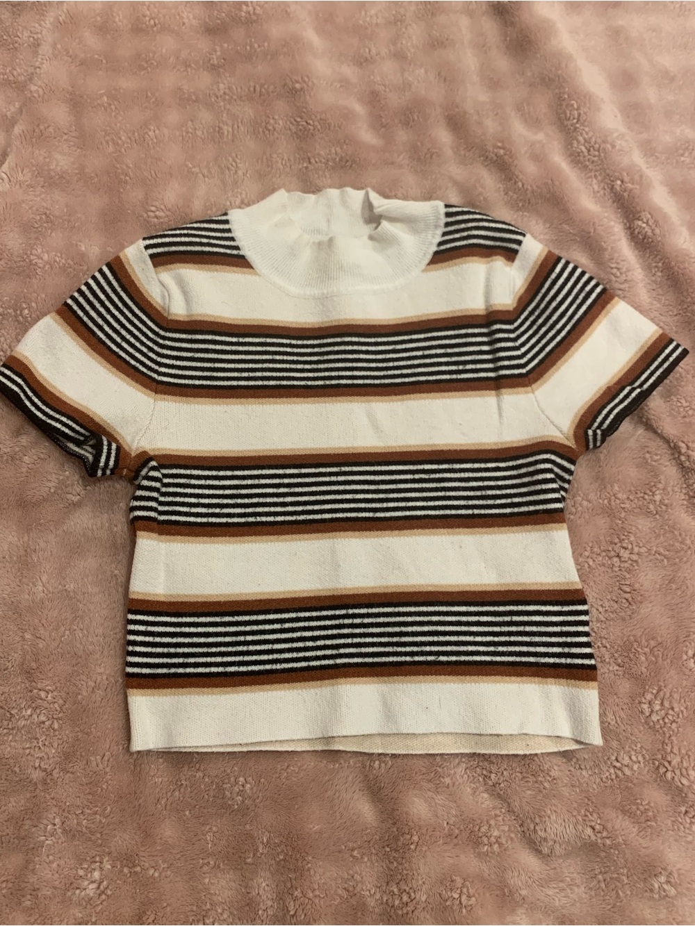 Pacsun Cropped Stretch Knit Tee